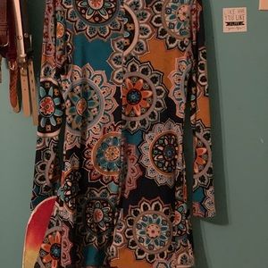 Knit dress with pockets